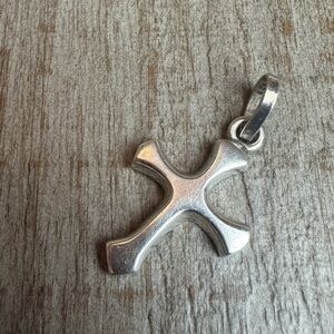 Mexico 925 Sterling Silver Cross Pendant